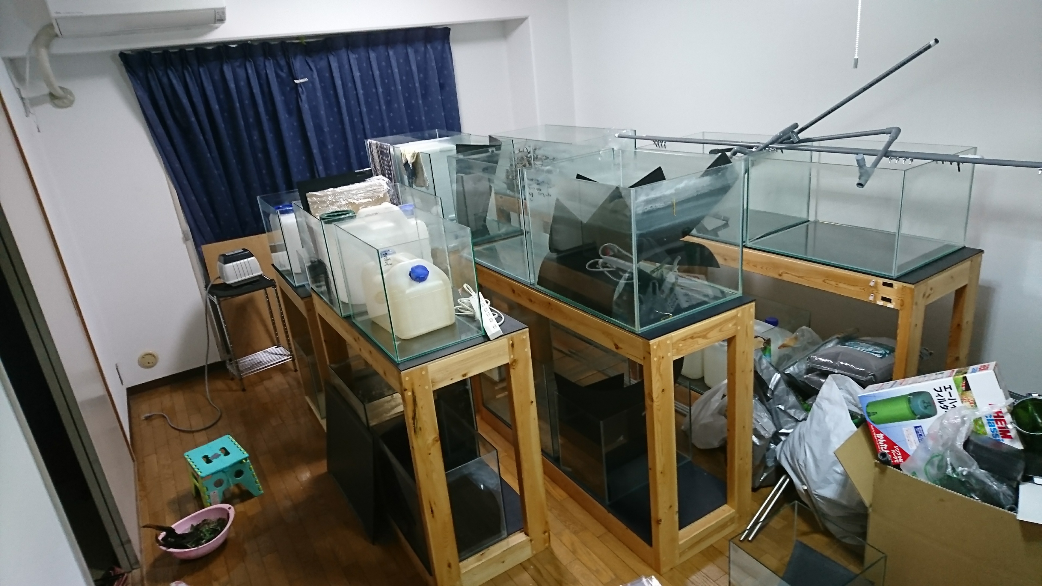 奈良県大和高田市のお客様よりアクアリウム用品一式を完全無償にて大量にお引き取り(回収)しました